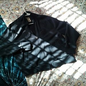 H&M navy cardigan w/zip